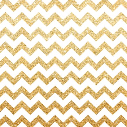 kerstkaart met gouden chevron tekst Achterkant