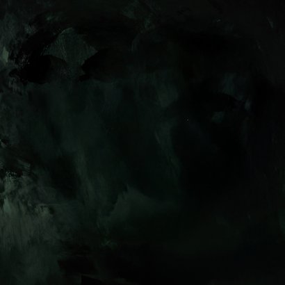 Kerstkaart met groot gouden hart groen fijne kerst Achterkant