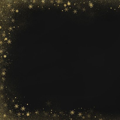 Kerstkaart met grote foto gouden kader en fijne feestdagen 2