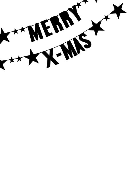 Kerstkaart met hippe slinger 2