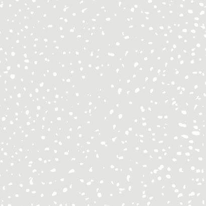 Kerstkaart met illustratie van roodborstje in de sneeuw Achterkant