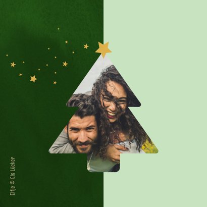 Kerstkaart met kerst 11je 2