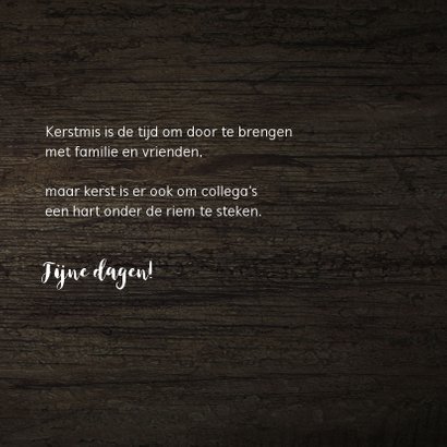 Kerstkaart met logo en foto - SU 3