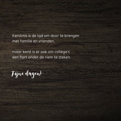 Kerstkaart met logo en foto - SU 3