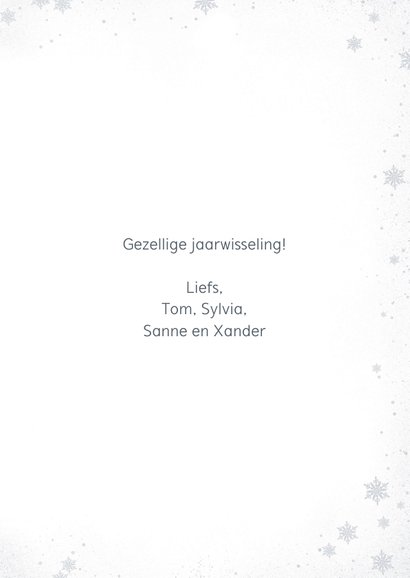 Kerstkaart met mannetjes damhert 3