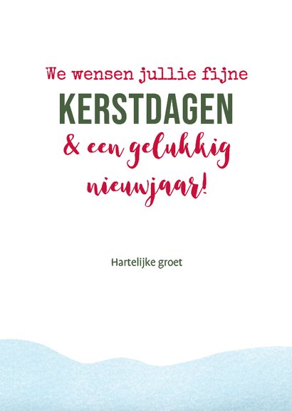 Kerstkaart met mus en grapje: merry kerstmus 3