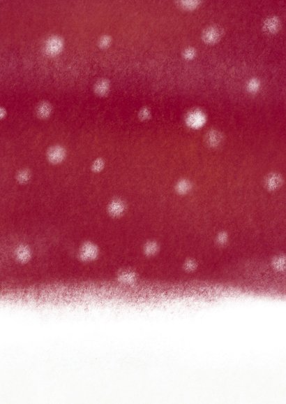 Kerstkaart met pinguïn en eigen foto – lieve winterkaart met Achterkant