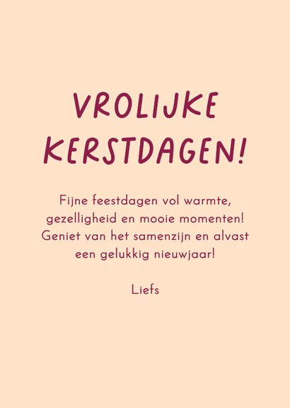 Kerstkaart met roodborstje op kersttak 3