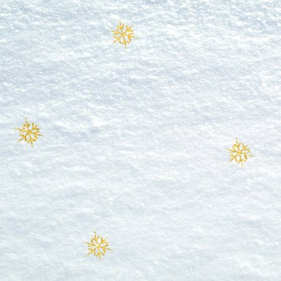 Kerstkaart - met sneeuw en eigen foto 2020 2