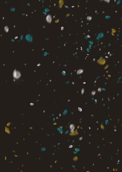 Kerstkaart met sneeuw in trendy kleuren en eigen foto isf 2