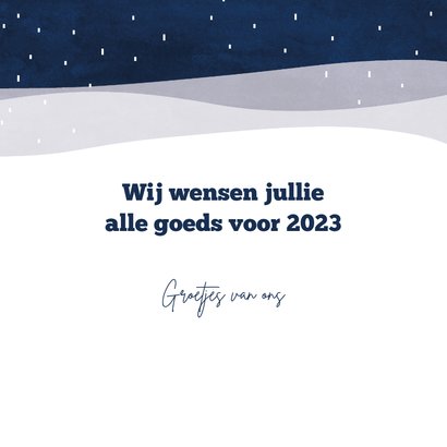 Kerstkaart met teckel hond met kerstcadeaus 3