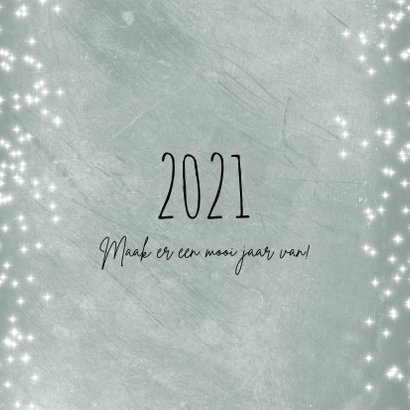 Kerstkaart met twee foto's 2020-2021 2