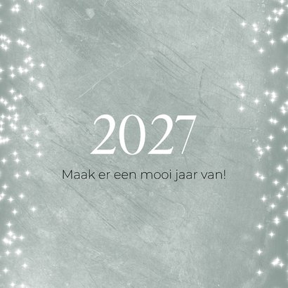 Kerstkaart met twee foto's 2026-2027 2
