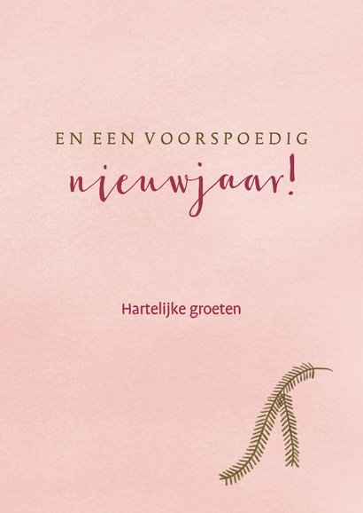 Kerstkaart met vrolijke kerstballen en dennentakken 3