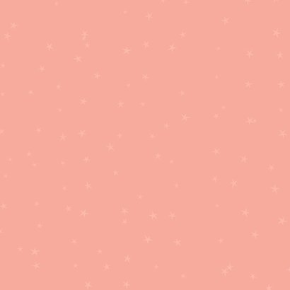 Kerstkaart minimalistisch roze Achterkant
