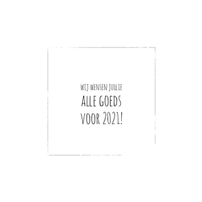 Kerstkaart mistletoe 2020-2021 3