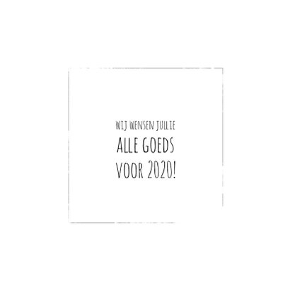 Kerstkaart mistletoe 2020 3