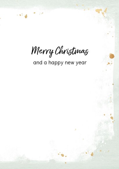 Kerstkaart mistletoe aanpasbare tekst 3