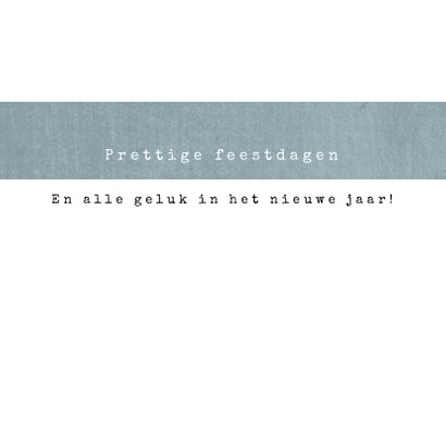 Kerstkaart modern, 2019 in wit uitgesneden met grote foto 3