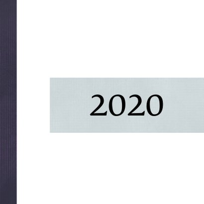 Kerstkaart modern 2020, met polaroid foto en sterretjes 2