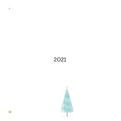 Kerstkaart modern en minimalistisch! 2