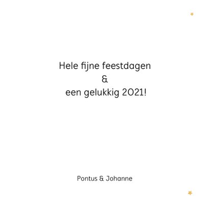 Kerstkaart modern en minimalistisch! 3