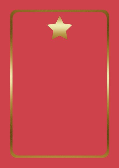 Kerstkaart – Modern – Merry Christmas/Happy New Year Achterkant
