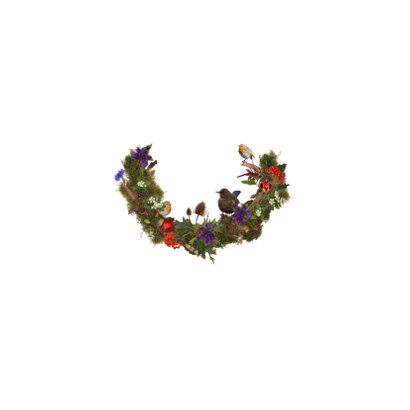 Kerstkaart natuur winters landschap 2021 Achterkant