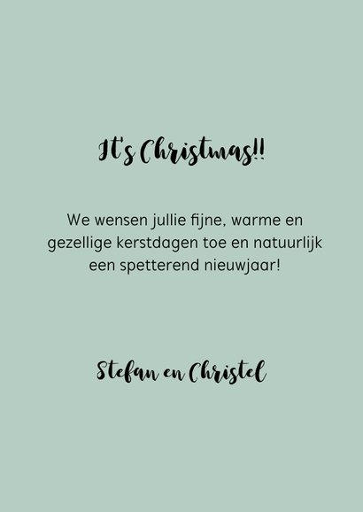 Kerstkaart Oh Deer mint 3