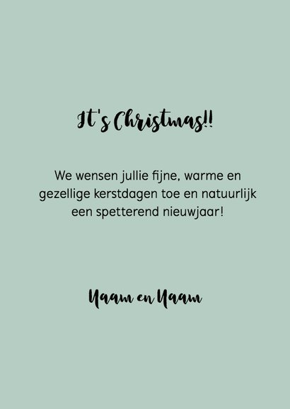 Kerstkaart Oh Deer mint 3