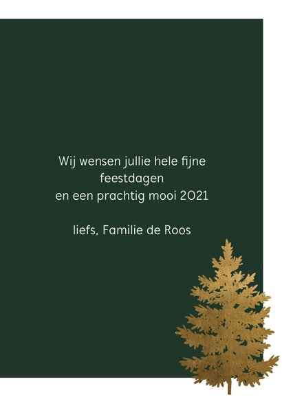Kerstkaart | Oh denneboom, oh denneboom 3