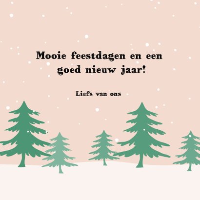 kerstkaart 'oh denneboom' 3