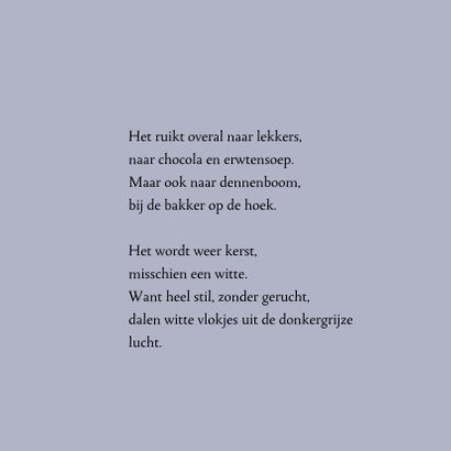 Kerstkaart Onder de mistletoe 3