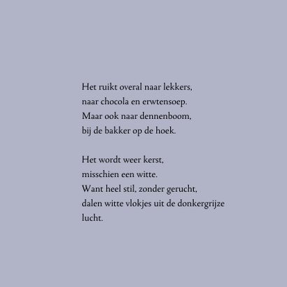 Kerstkaart Onder de mistletoe 3