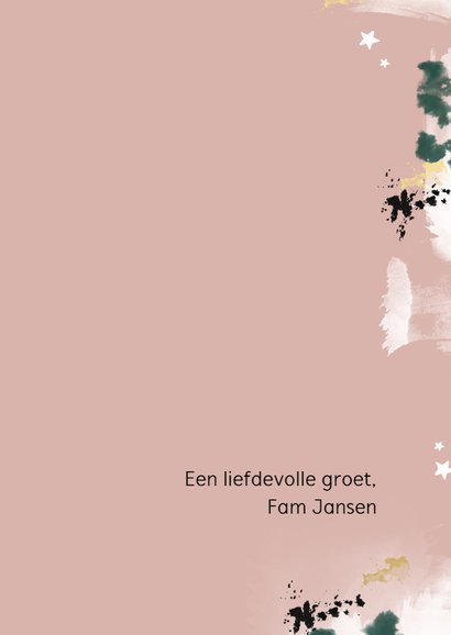 Kerstkaart paint - HM 3