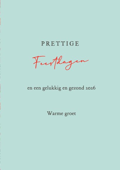 Kerstkaart Penguins in het bos 3