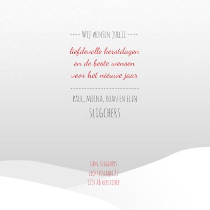Kerstkaart Pinguin Kerstmuts 3