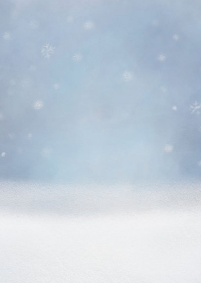 Kerstkaart Pinguïn – Warm Winter Wishes – Winterkaart Achterkant