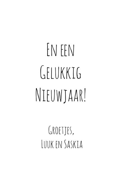 Kerstkaart poesje met maretak 3
