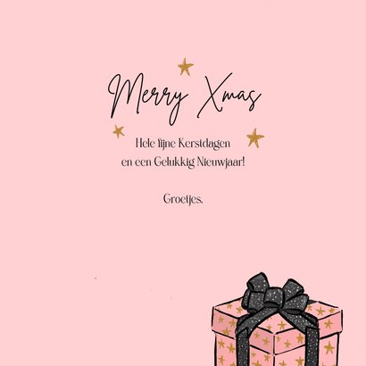Kerstkaart pumps fashion illustratie 3