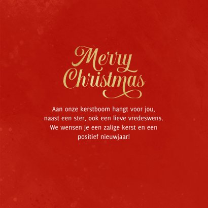 Kerstkaart rendier illustratie kersttakjes merry christmas 3