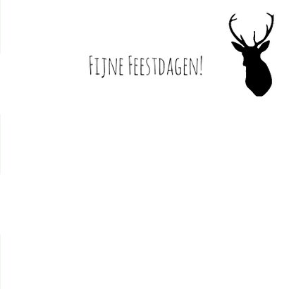 Kerstkaart Rendier - WW 3