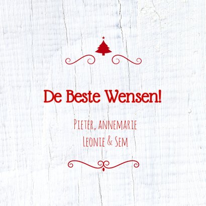 Kerstkaart rode ster 2021 3
