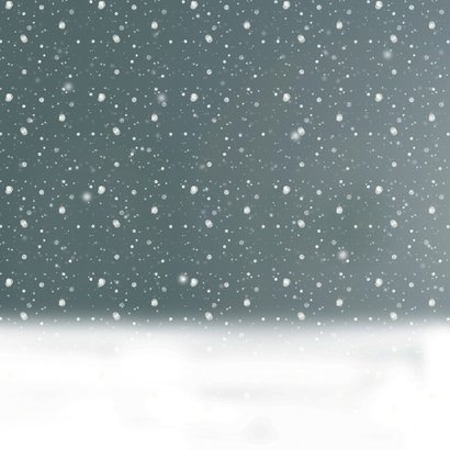 Kerstkaart romantisch paar Achterkant