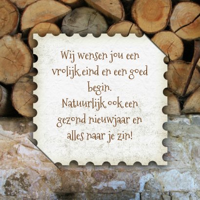 Kerstkaart roodborstje en foto 3