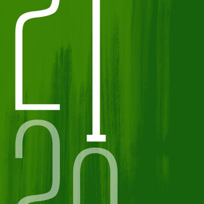 Kerstkaart Samen op weg naar een duurzaam en groen 2021 2