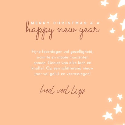 Kerstkaart schattige puppy met kerstmuts 3