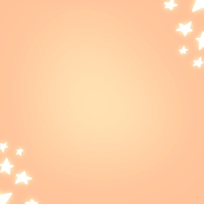 Kerstkaart schattige puppy met kerstmuts Achterkant