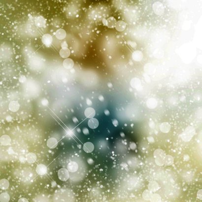 Kerstkaart schitterend groen Merry Christmas Achterkant