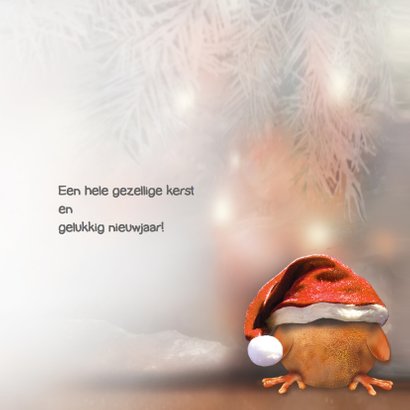 Kerstkaart sneeuwbalgevecht 3